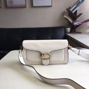 Coach Cream Satchel with Gold Accents🥥🥥